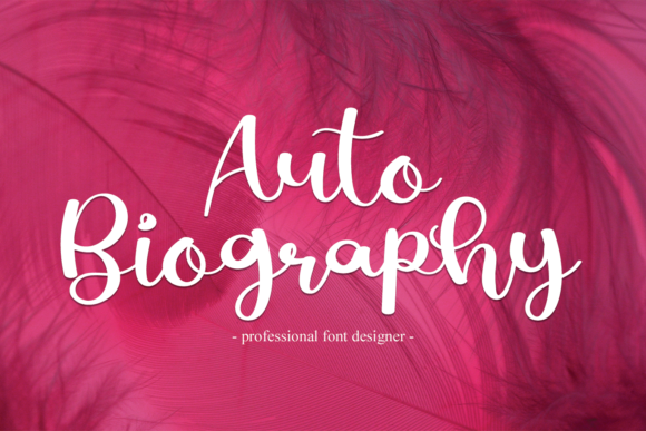 Autobiography Font - Featured Image