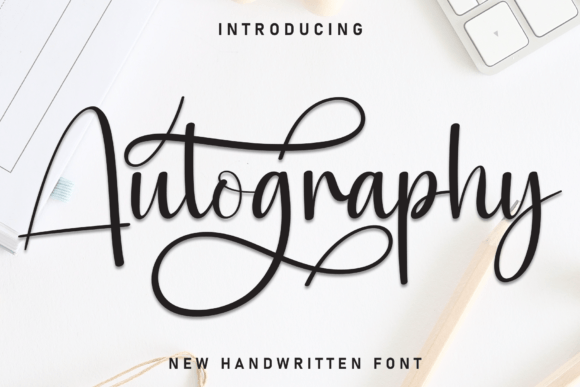 Autogaphy Font - Featured Image