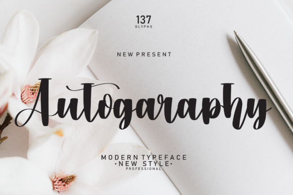 Autogaraphy Font - Featured Image