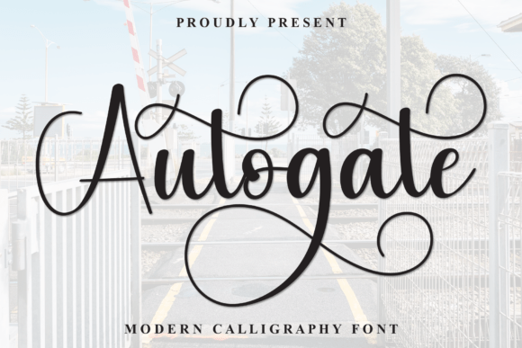 Autogate Font - Featured Image
