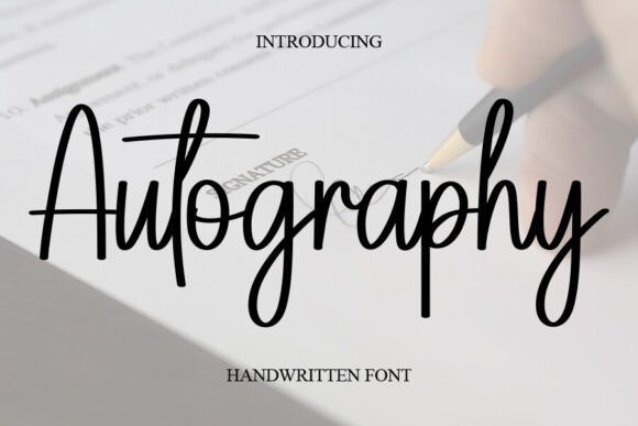 Autography Font - Featured Image
