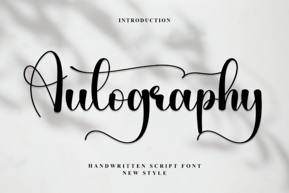Autography Font - Featured Image