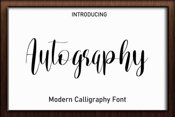 Autography Font - Featured Image