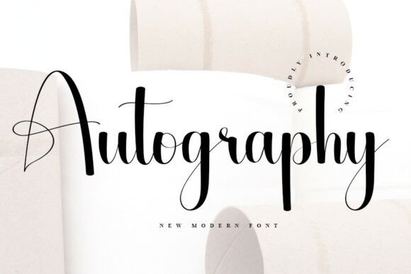 Autography Font - Featured Image