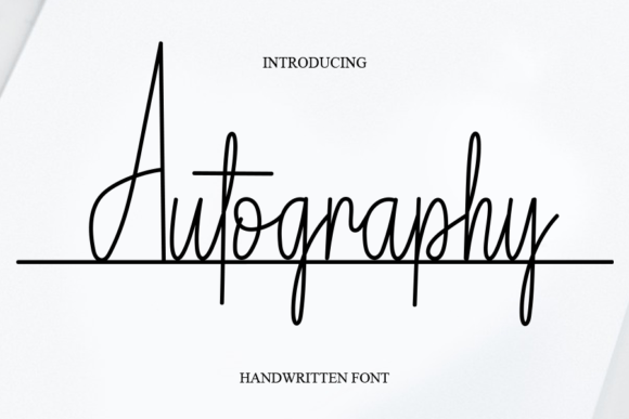 Autography Font - Featured Image
