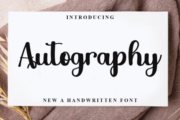 Autography Font - Featured Image