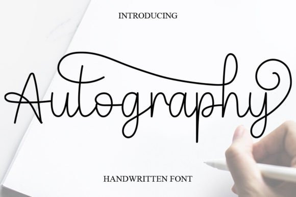 Autography Font - Featured Image