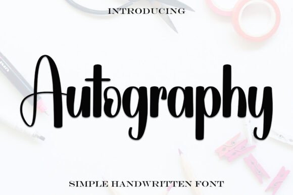 Autography Font - Featured Image