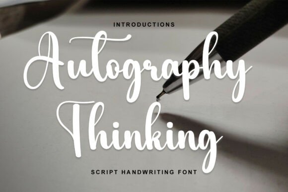Autography Thinking Font - Featured Image