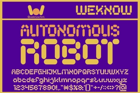 Autonomous Robot Font - Featured Image