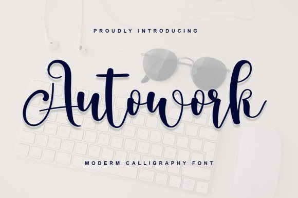 Autowork Font - Featured Image