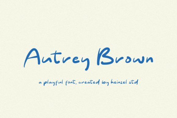 Autrey Brown Font - Featured Image