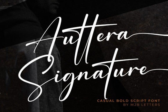 Auttera Signature Font - Featured Image