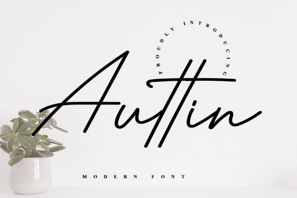 Auttin Font - Featured Image