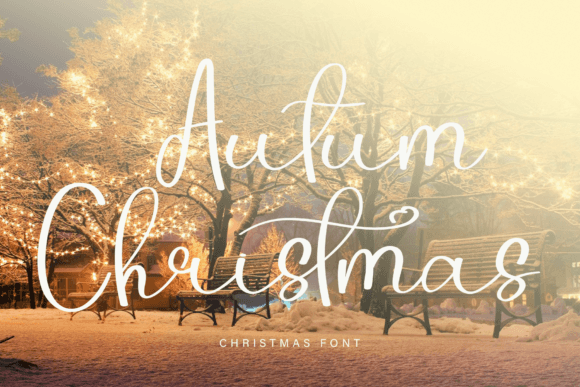 Autum Christmas Font - Featured Image
