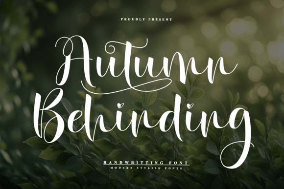 Autumn Behinding Font - Featured Image