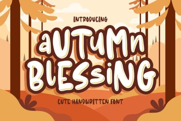 Autumn Blessing Font - Featured Image