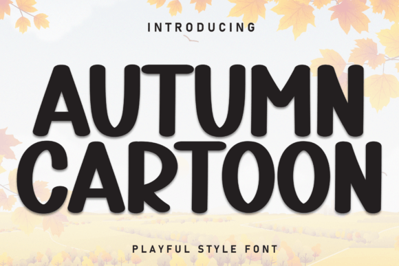 Autumn Cartoon Font - Featured Image