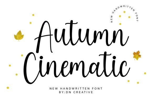 Autumn Cinematic Font - Featured Image