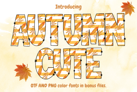 Autumn Cute Font - Featured Image