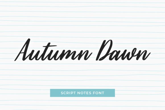 Autumn Dawn Font - Featured Image