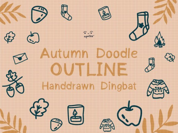 Autumn Doodle Font - Featured Image