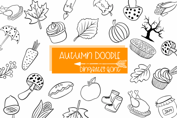 Autumn Doodle Font - Featured Image