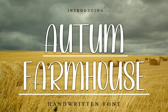 Autumn Farmhouse Font - Featured Image