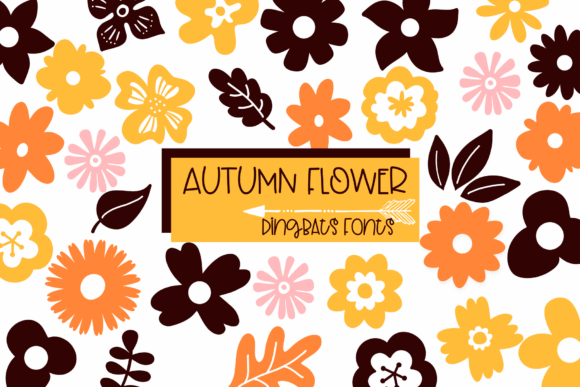 Autumn Flower Font - Featured Image
