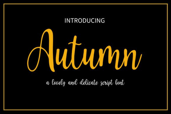 Autumn Font - Featured Image