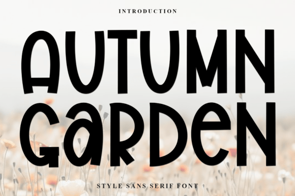 Autumn Garden Font - Featured Image