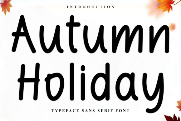 Autumn Holiday Font - Featured Image