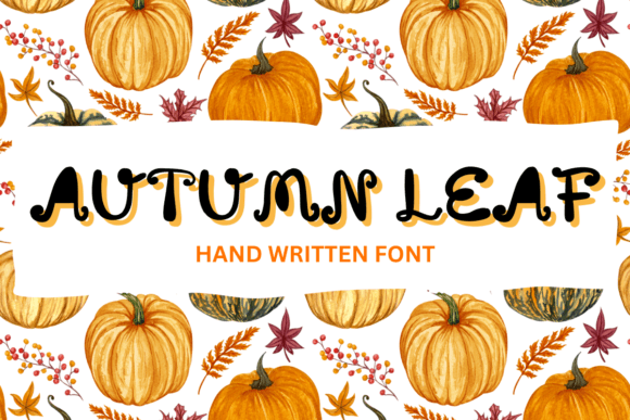 Autumn Leaf Font - Featured Image