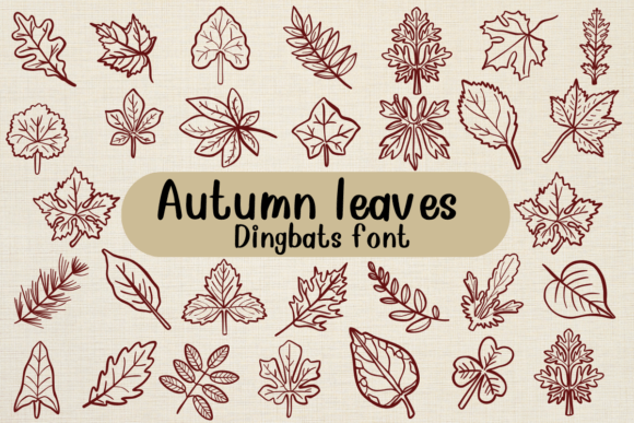 Autumn Leaves Font - Featured Image