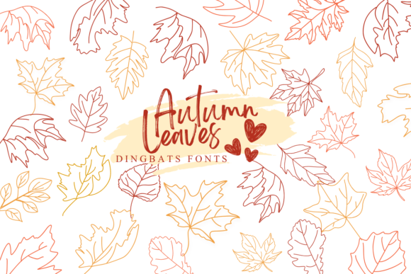 Autumn Leaves Font - Featured Image