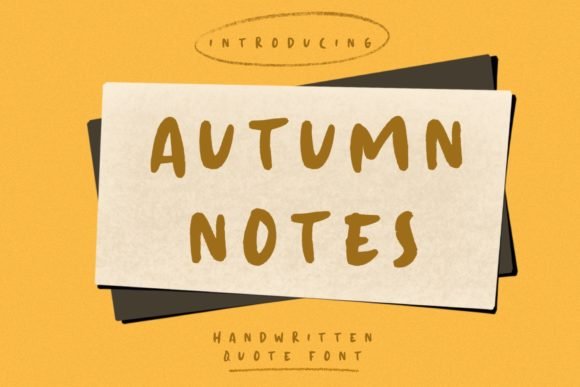 Autumn Love Font - Featured Image
