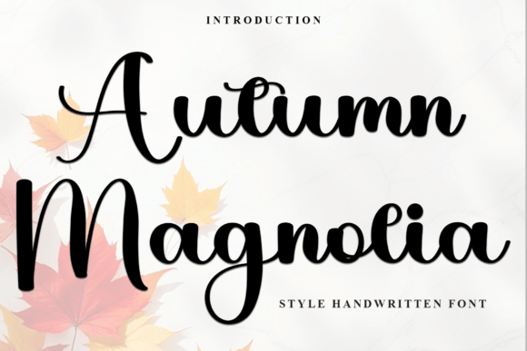 Autumn Magnolia Font - Featured Image