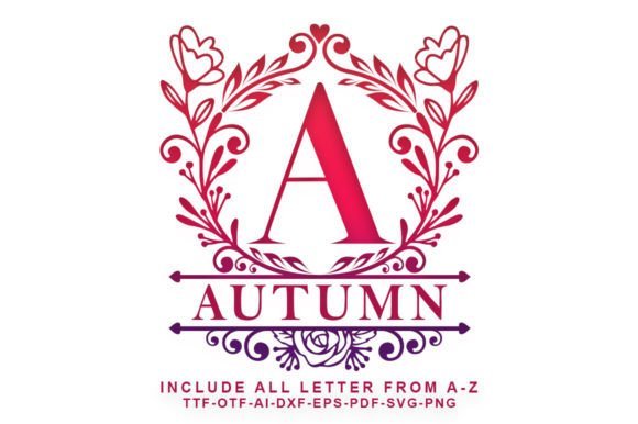 Autumn Monogram Font - Featured Image