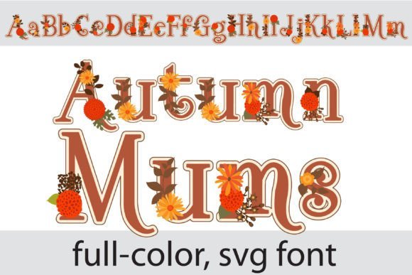 Autumn Mums Font - Featured Image