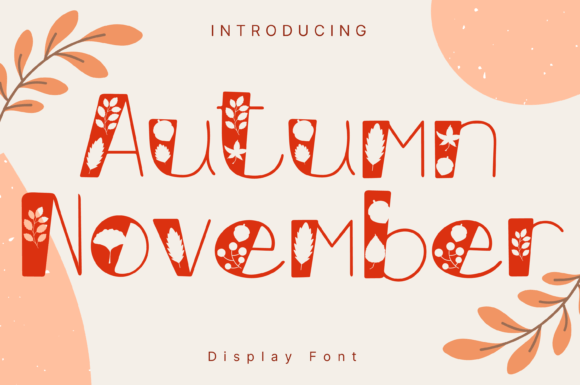 Autumn November Font - Featured Image