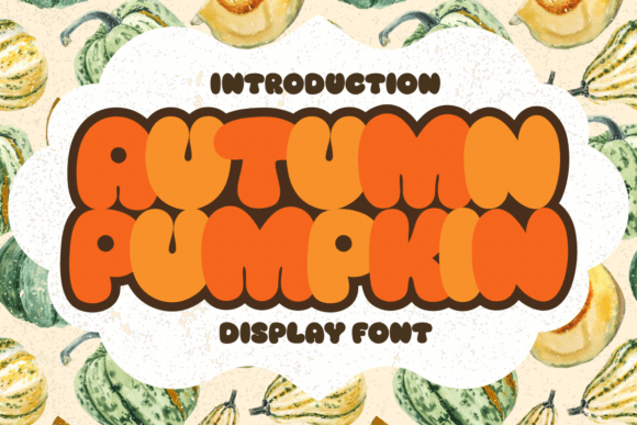 Autumn Pumpkin Font - Featured Image