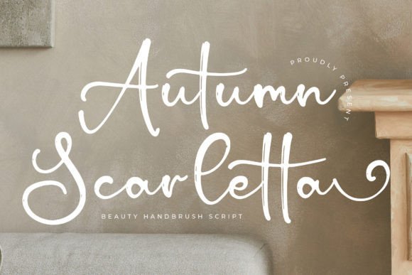 Autumn Scarletta Font - Featured Image