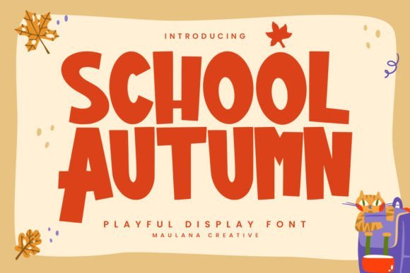 Autumn School Font - Featured Image