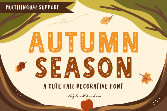 Autumn Season Font - Featured Image