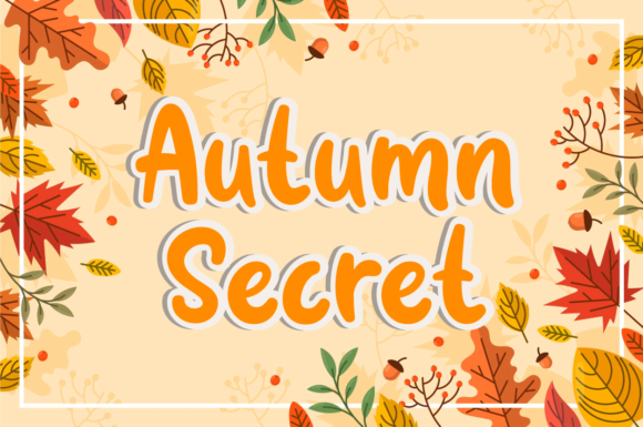 Autumn Secret Font - Featured Image