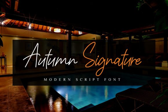 Autumn Signature Font - Featured Image