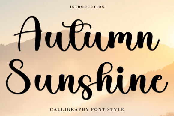 Autumn Sunshine Font - Featured Image