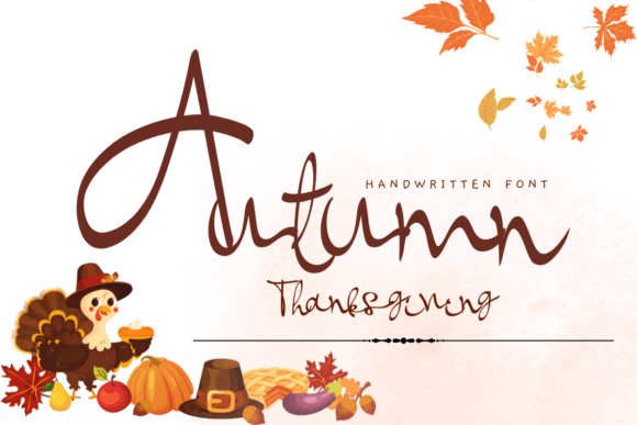 Autumn Thanksgiving Font - Featured Image