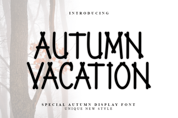 Autumn Vacation Font - Featured Image