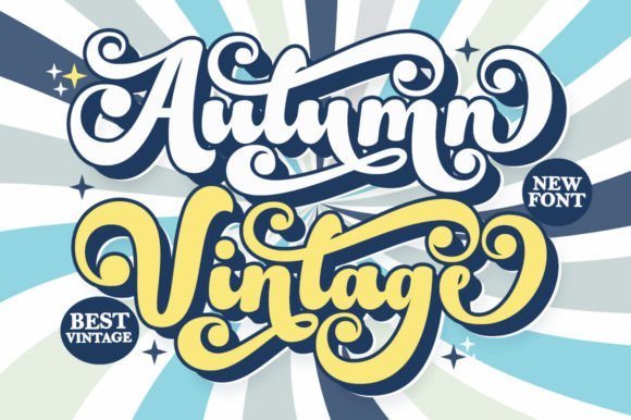 Autumn Vintage Font - Featured Image
